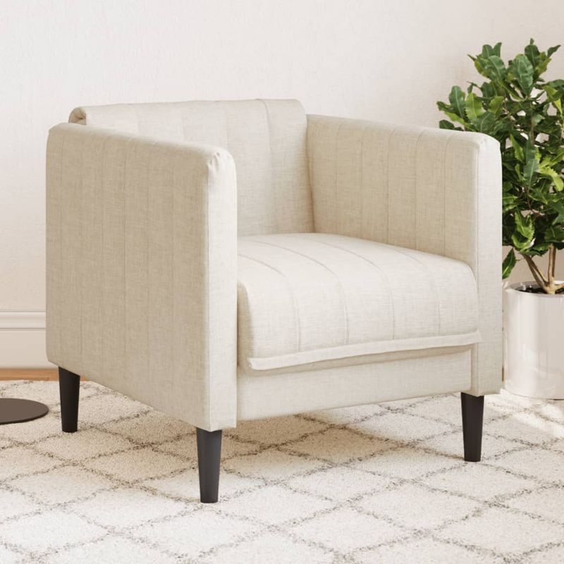 Casa si Gradina - Mobilier - Scaune si fotolii - Fotolii - Fotoliu, crem, material textil - Infinity.ro