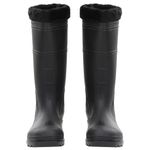 Sport si Outdoor - Echipament Sportiv - Incaltaminte sport - Ghete si bocanci - Cizme de ploaie cu sosete detasabile, negru, marime 46, PVC - Infinity.ro