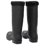 Sport si Outdoor - Echipament Sportiv - Incaltaminte sport - Ghete si bocanci - Cizme de ploaie cu sosete detasabile, negru, marime 46, PVC - Infinity.ro