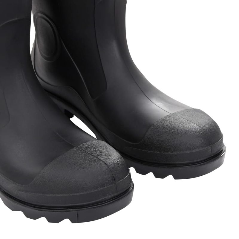Sport si Outdoor - Echipament Sportiv - Incaltaminte sport - Ghete si bocanci - Cizme de ploaie cu sosete detasabile, negru, marime 46, PVC - Infinity.ro