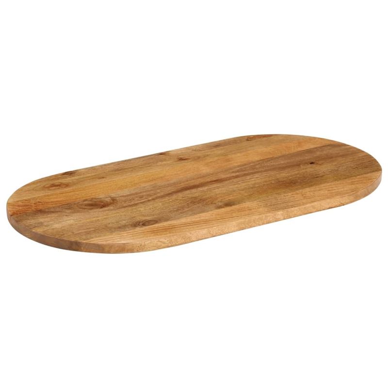 Casa si Gradina - Mobilier - Feronerie si accesorii mobila - Blat de masa oval, 110x50x3,8 cm, lemn masiv de mango - Infinity.ro