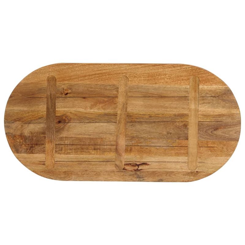 Casa si Gradina - Mobilier - Feronerie si accesorii mobila - Blat de masa oval, 110x50x3,8 cm, lemn masiv de mango - Infinity.ro