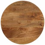 Casa si Gradina - Mobilier - Feronerie si accesorii mobila - Blat de masa rotund, diametru 40x3,8 cm, lemn masiv de mango brut, lemn de mango (finisaj stejar) - Infinity.ro
