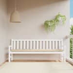 Casa si Gradina - Gradina si terasa - Mobilier exterior - Perne decorative exterior - Perna banca de gradina, bej, 200x50x7 cm, material oxford - Infinity.ro