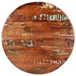 Casa si Gradina - Mobilier - Feronerie si accesorii mobila - Blat de masa rotund, diametru 90x3,8 cm, lemn masiv reciclat (multicolor) - Infinity.ro