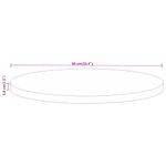 Casa si Gradina - Mobilier - Feronerie si accesorii mobila - Blat de masa rotund, diametru 90x3,8 cm, lemn masiv reciclat (multicolor) - Infinity.ro