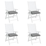 Casa si Gradina - Textile si covoare - Perne si pilote - Perne decorative - Perne de scaun, 4 buc., gri, 50x50x7 cm, textil oxford - Infinity.ro