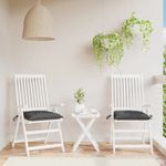 Casa si Gradina - Textile si covoare - Perne si pilote - Perne decorative - Perne de scaun, 2 buc., antracit, 50x50x7 cm, textil oxford - Infinity.ro