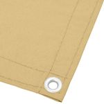 Casa si Gradina - Gradina si terasa - Umbrele si pavilioane - Umbrele - Paravan de balcon, nisipiu, 75x600 cm, 100% poliester oxford - Infinity.ro