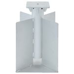 Casa si Gradina - Gradina si terasa - Umbrele si pavilioane - Umbrele - Suport umbrela in pamant, argintiu, 27,5x27,5x45 cm, otel - Infinity.ro