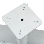 Casa si Gradina - Gradina si terasa - Umbrele si pavilioane - Umbrele - Suport umbrela in pamant, argintiu, 27,5x27,5x45 cm, otel - Infinity.ro