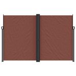 Casa si Gradina - Gradina si terasa - Umbrele si pavilioane - Umbrele - Copertina laterala retractabila, maro, 220x600 cm - Infinity.ro