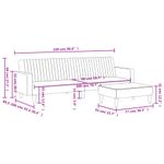 Casa si Gradina - Mobilier - Seturi de mobilier - Seturi living - Set canapea, 2 piese, gri deschis, catifea - Infinity.ro