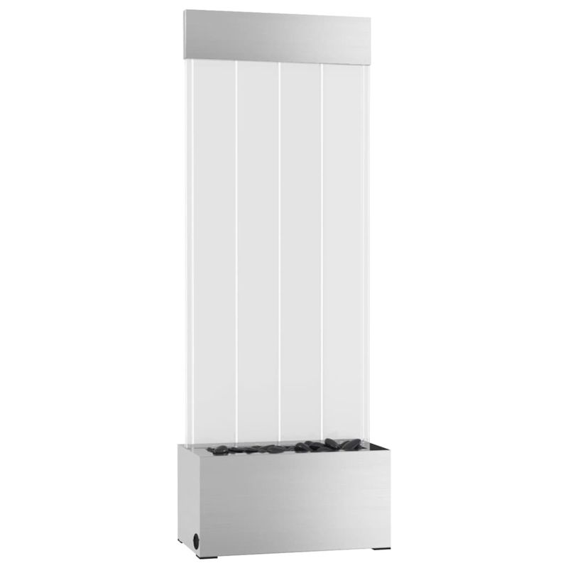 Casa si Gradina - Gradina si terasa - Decoratiuni exterior - Ornamente gradina - Coloana cu bule cu LED-uri RGB otel inoxidabil/acrilic 110 cm - Infinity.ro