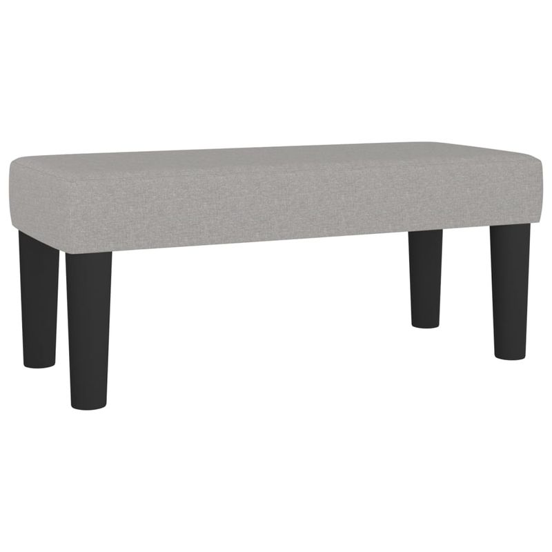 Casa si Gradina - Mobilier - Paturi si accesorii - Paturi - Pat box spring cu saltea, gri deschis, 90x200 cm, textil - Infinity.ro