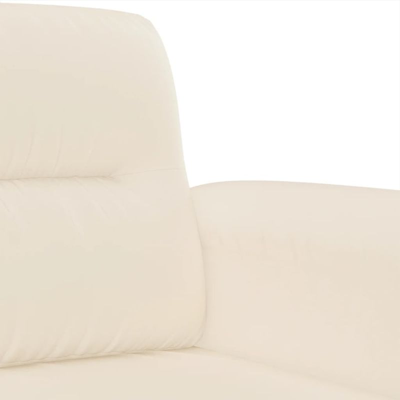 Casa si Gradina - Mobilier - Seturi de mobilier - Seturi living - Set de canapele cu perne, 3 piese, bej, microfibra - Infinity.ro