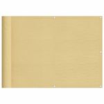 Casa si Gradina - Gradina si terasa - Umbrele si pavilioane - Umbrele - Paravan de balcon, nisipiu, 75x300 cm, 100% poliester oxford - Infinity.ro