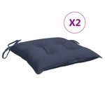 Casa si Gradina - Textile si covoare - Perne si pilote - Perne decorative - Perne de scaun 2 buc. bleumarin 50x50x7 cm textil oxford - Infinity.ro