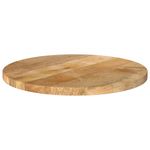 Casa si Gradina - Mobilier - Feronerie si accesorii mobila - Blat de masa rotund, diametru 60x2,5 cm, lemn masiv de mango brut, lemn de mango (natural) - Infinity.ro