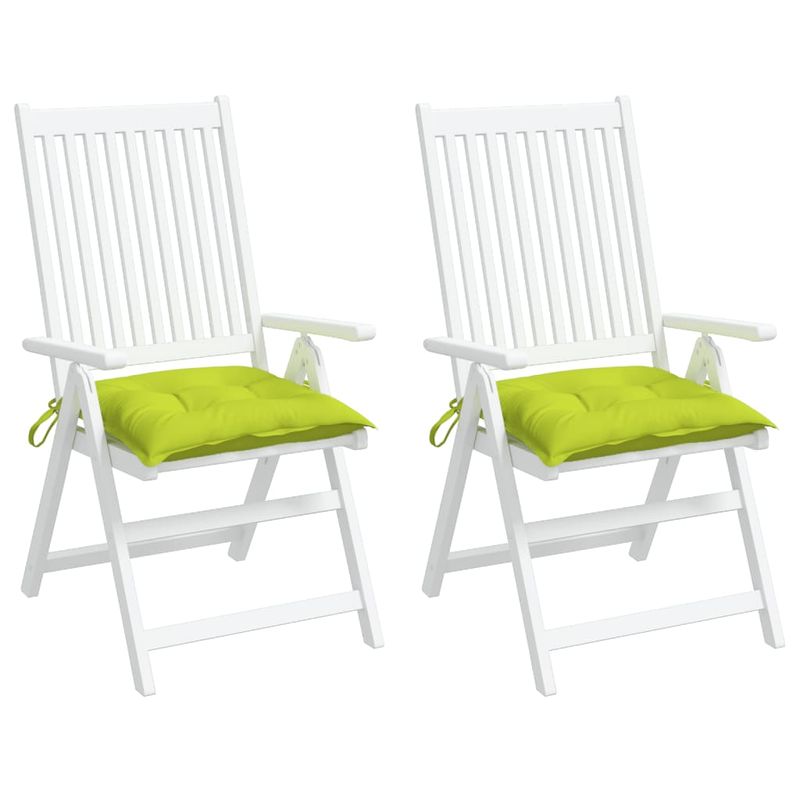 Casa si Gradina - Textile si covoare - Perne si pilote - Perne decorative - Perne de scaun 2 buc. verde deschis 50x50x7 cm textil oxford - Infinity.ro