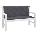 Casa si Gradina - Gradina si terasa - Mobilier exterior - Perne decorative exterior - Perne banca de gradina 2 buc., antracit, tesatura oxford, mărime 120x50x7 cm - Infinity.ro