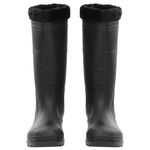 Sport si Outdoor - Echipament Sportiv - Incaltaminte sport - Ghete si bocanci - Cizme de ploaie cu sosete detasabile, negru, marime 45, PVC - Infinity.ro