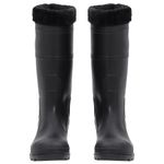 Sport si Outdoor - Echipament Sportiv - Incaltaminte sport - Ghete si bocanci - Cizme de ploaie cu sosete detasabile, negru, marime 43, PVC - Infinity.ro