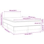 Casa si Gradina - Mobilier - Paturi si accesorii - Paturi - Pat box spring cu saltea, negru, 120x190 cm, piele ecologica - Infinity.ro
