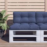 Casa si Gradina - Gradina si terasa - Mobilier exterior - Perne decorative exterior - Perna de paleti, bleumarin, 80x40x12 cm, material textil - Infinity.ro