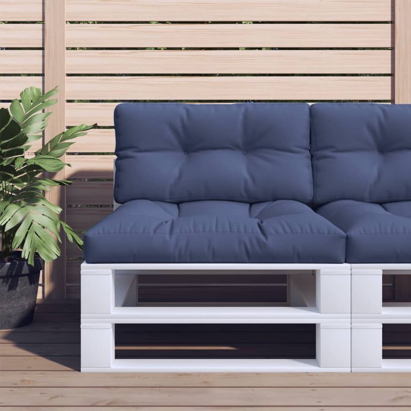 Casa si Gradina - Gradina si terasa - Mobilier exterior - Perne decorative exterior - Perna de paleti, bleumarin, 80x40x12 cm, material textil - Infinity.ro