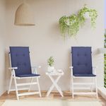 Casa si Gradina - Textile si covoare - Perne si pilote - Perne decorative - Perne scaune cu spatar inalt, 2 buc., bleumarin, textil - Infinity.ro