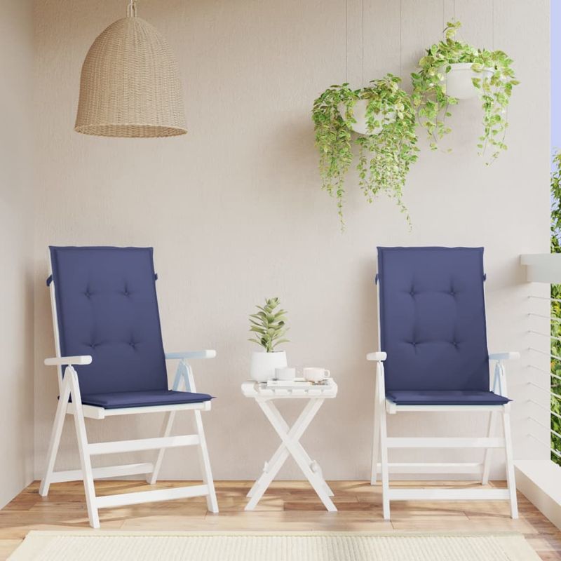 Casa si Gradina - Textile si covoare - Perne si pilote - Perne decorative - Perne scaune cu spatar inalt, 2 buc., bleumarin, textil - Infinity.ro