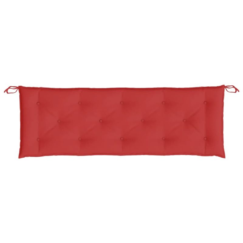 Casa si Gradina - Gradina si terasa - Mobilier exterior - Perne decorative exterior - Perne banca de gradina 2buc., rosu, 150x50x7cm, tesatura oxford, mărime 150x50x7 cm - Infinity.ro