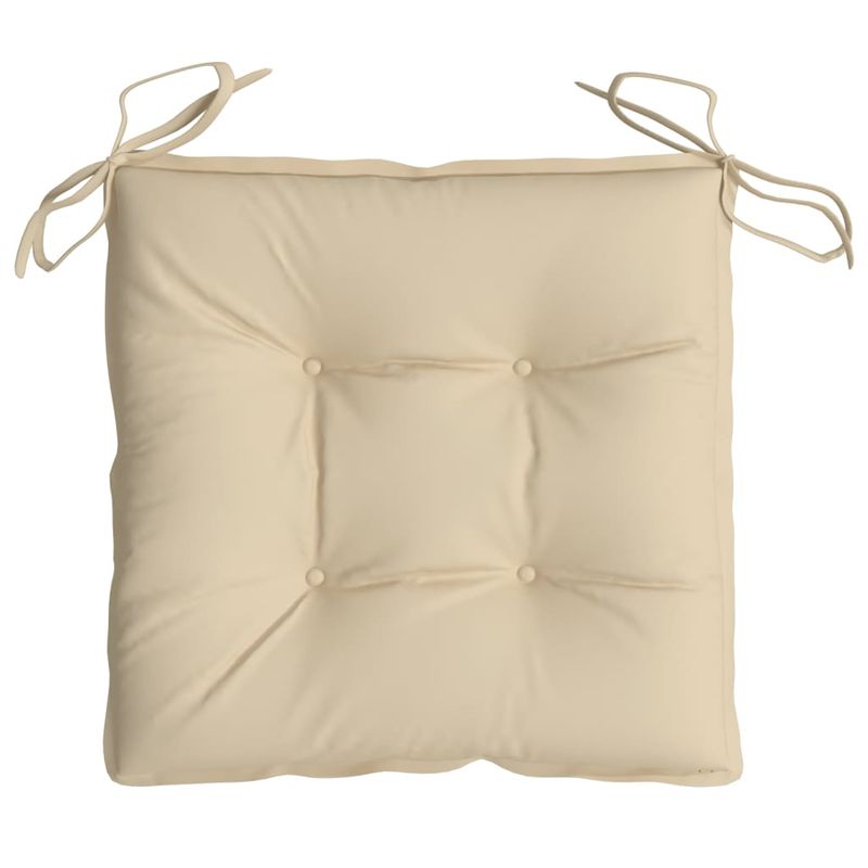 Casa si Gradina - Textile si covoare - Perne si pilote - Perne decorative - Perne de scaun, 2 buc., bej, 50x50x7 cm, textil oxford - Infinity.ro