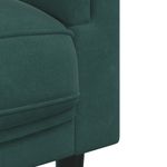Casa si Gradina - Mobilier - Seturi de mobilier - Seturi living - Set canapea cu perne, 2 piese, verde inchis, catifea - Infinity.ro