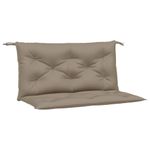 Casa si Gradina - Gradina si terasa - Mobilier exterior - Perne decorative exterior - Perne banca de gradina 2 buc., gri taupe, tesatura oxford, mărime 100x50x7 cm - Infinity.ro