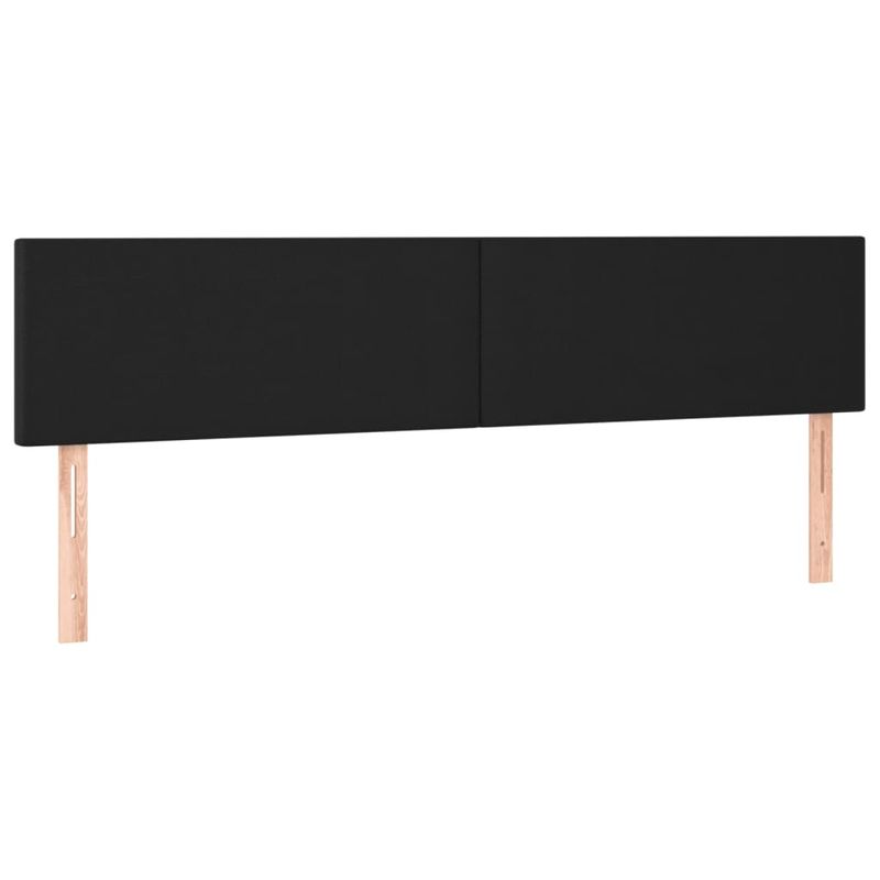 Casa si Gradina - Mobilier - Paturi si accesorii - Paturi - Cadru de pat cu tablie, negru, 120x190 cm, piele ecologica - Infinity.ro