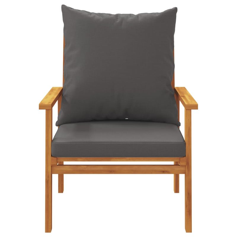 Casa si Gradina - Gradina si terasa - Mobilier exterior - Seturi mobila gradina - Set mobilier de gradina cu perne, 5 buc., lemn masiv acacia - Infinity.ro