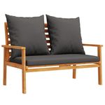 Casa si Gradina - Gradina si terasa - Mobilier exterior - Seturi mobila gradina - Set mobilier de gradina cu perne, 5 buc., lemn masiv acacia - Infinity.ro