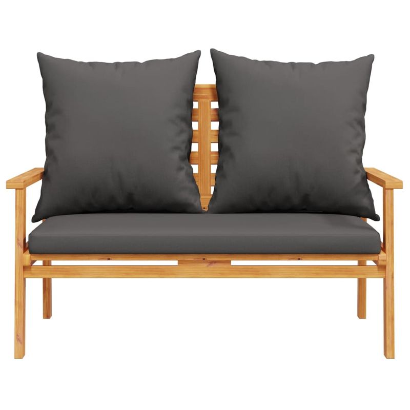 Casa si Gradina - Gradina si terasa - Mobilier exterior - Seturi mobila gradina - Set mobilier de gradina cu perne, 5 buc., lemn masiv acacia - Infinity.ro