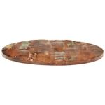 Casa si Gradina - Mobilier - Feronerie si accesorii mobila - Blat de masa rotund, Ø 80x1,5 cm, lemn masiv reciclat - Infinity.ro