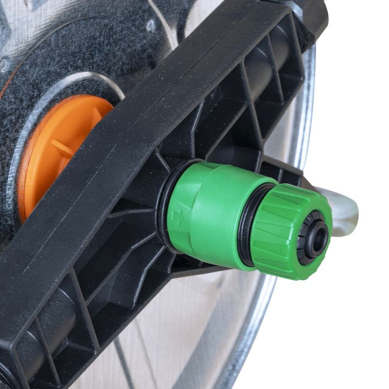 Casa si Gradina - Gradinarit si plante - Instalatii si accesorii pentru irigatii - Furtunuri de gradina si accesorii - Tambur de perete pentru furtun de 50 m 1/2" sau 35 m 3/4", otel - Infinity.ro