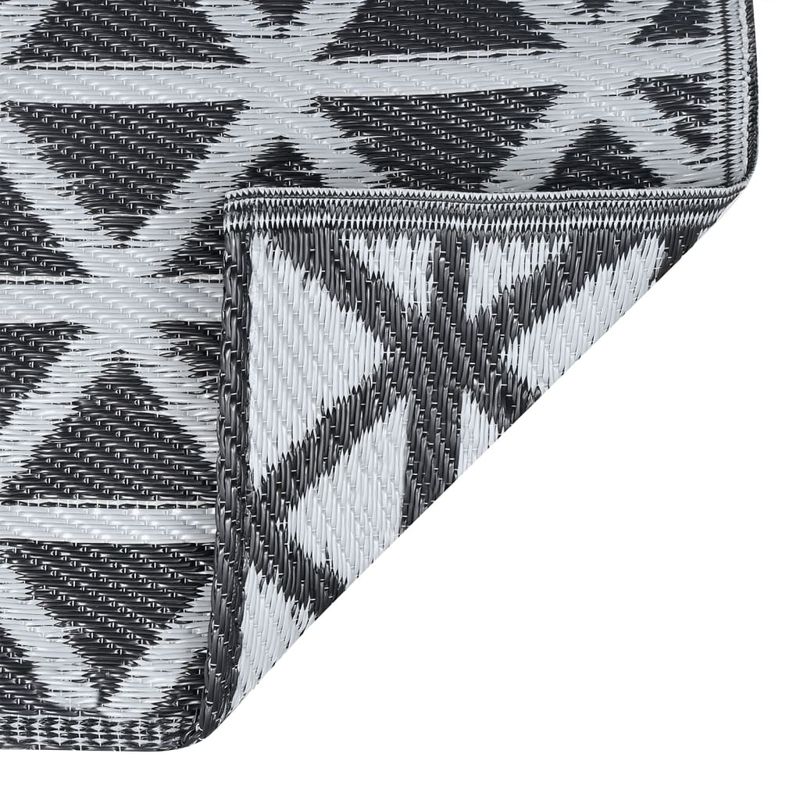 Casa si Gradina - Textile si covoare - Covoare - Covoare casa - Covor de exterior, negru, 80x150 cm, PP - Infinity.ro