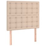 Casa si Gradina - Mobilier - Paturi si accesorii - Paturi - Cadru de pat cu tablie, cappuccino, 80x200 cm, piele ecologica - Infinity.ro