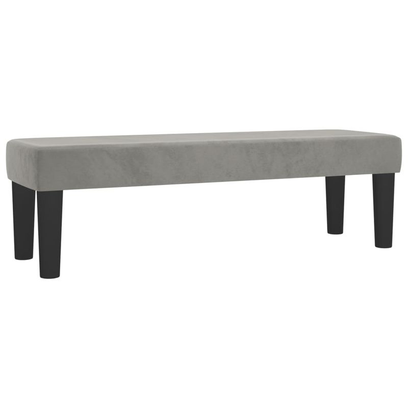 Casa si Gradina - Mobilier - Paturi si accesorii - Paturi - Pat box spring cu saltea, gri deschis, 180x200 cm, catifea - Infinity.ro