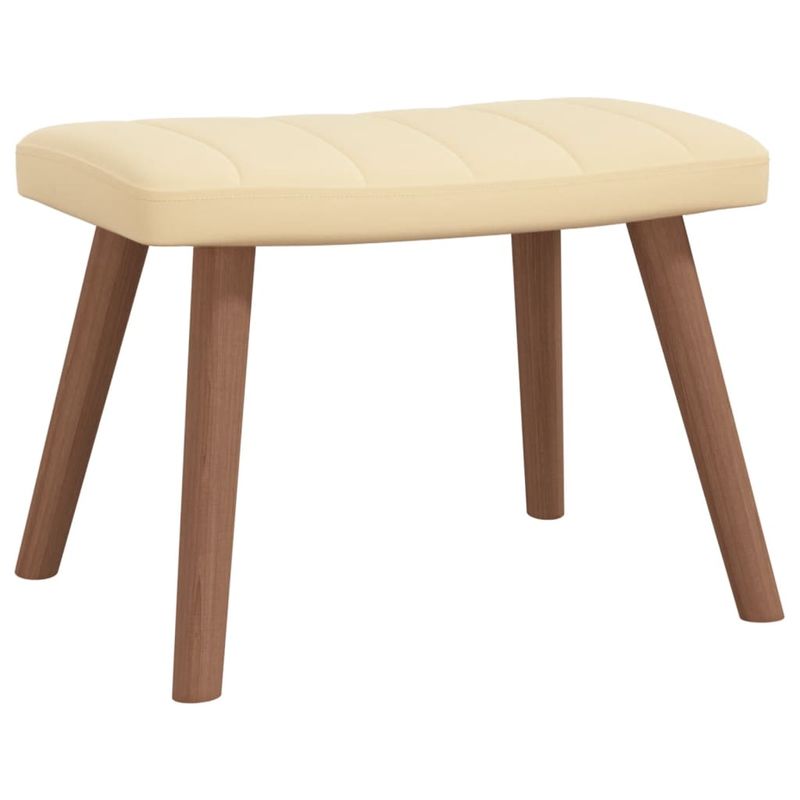 Casa si Gradina - Gradina si terasa - Balansoare si hamace - Balansoare - Scaun balansoar cu taburet, alb crem, catifea - Infinity.ro