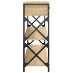 Casa si Gradina - Mobilier - Comode si corpuri - Console - Masuta consola, stejar sonoma, 100x28x75 cm, lemn prelucrat - Infinity.ro