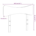 Casa si Gradina - Mobilier - Paturi si accesorii - Accesorii paturi - Tablie de pat, maro ceruit, 100 cm, lemn masiv de pin - Infinity.ro