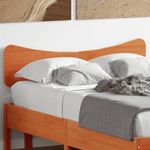 Casa si Gradina - Mobilier - Paturi si accesorii - Accesorii paturi - Tablie de pat, maro ceruit, 135 cm, lemn masiv de pin - Infinity.ro
