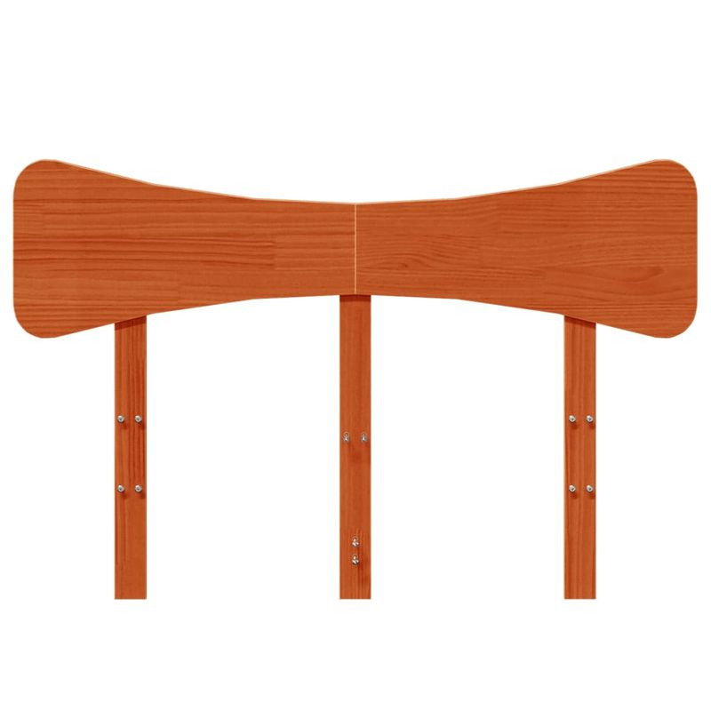 Casa si Gradina - Mobilier - Paturi si accesorii - Accesorii paturi - Tablie de pat, maro ceruit, 135 cm, lemn masiv de pin - Infinity.ro